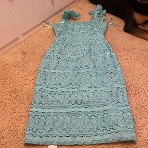Lace pencil dress